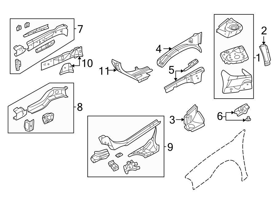 4FENDER. STRUCTURAL COMPONENTS & RAILS.https://images.simplepart.com/images/parts/motor/fullsize/NU01095.png