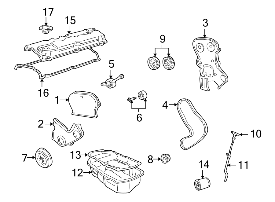 Engine parts.