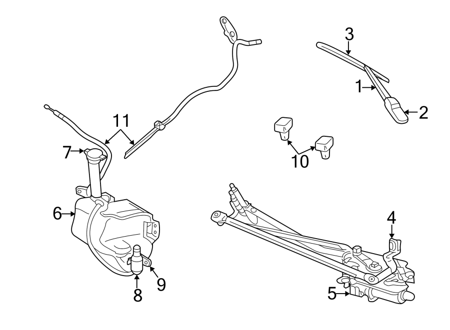 10WINDSHIELD. WIPER & WASHER COMPONENTS.https://images.simplepart.com/images/parts/motor/fullsize/NU01260.png