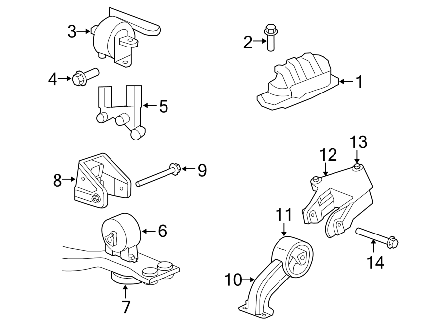 6ENGINE / TRANSAXLE. ENGINE & TRANS MOUNTING.https://images.simplepart.com/images/parts/motor/fullsize/NU08275.png