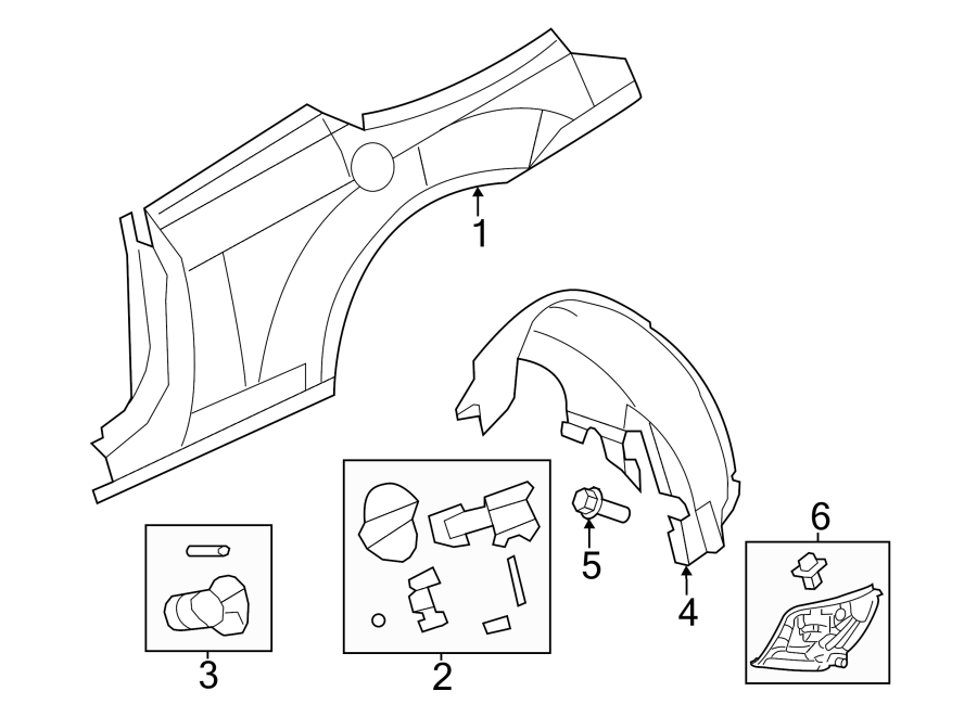 QUARTER PANEL & COMPONENTS.