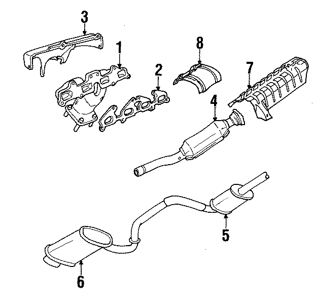 1EXHAUST SYSTEM. EXHAUST COMPONENTS.https://images.simplepart.com/images/parts/motor/fullsize/NU96243.png