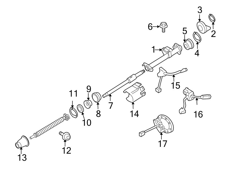 STEERING COLUMN ASSEMBLY.