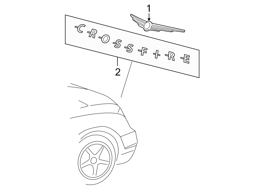 TRUNK LID. EXTERIOR TRIM.