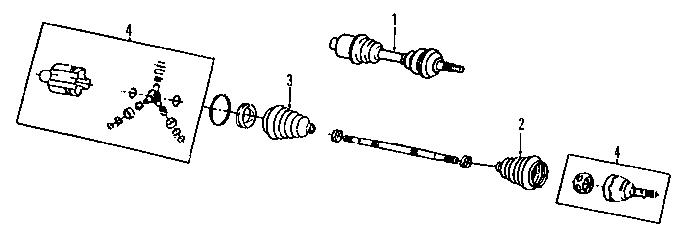 DRIVE AXLES. AXLE SHAFTS & JOINTS. FRONT AXLE. PROPELLER SHAFT.