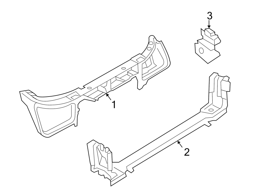 Diagram RADIATOR SUPPORT. for your Ram