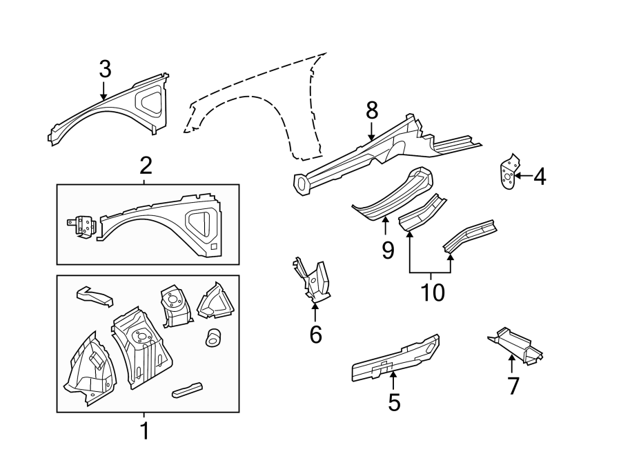 5FENDER. STRUCTURAL COMPONENTS & RAILS.https://images.simplepart.com/images/parts/motor/fullsize/NW05165.png