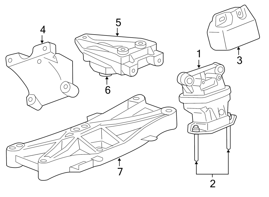 ENGINE & TRANS MOUNTING.