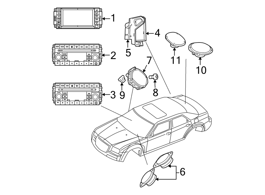 1INSTRUMENT PANEL. SOUND SYSTEM.https://images.simplepart.com/images/parts/motor/fullsize/NW05431.png