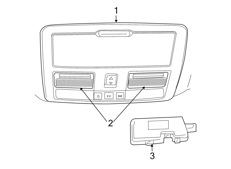 1OVERHEAD CONSOLE.https://images.simplepart.com/images/parts/motor/fullsize/NW05436.png