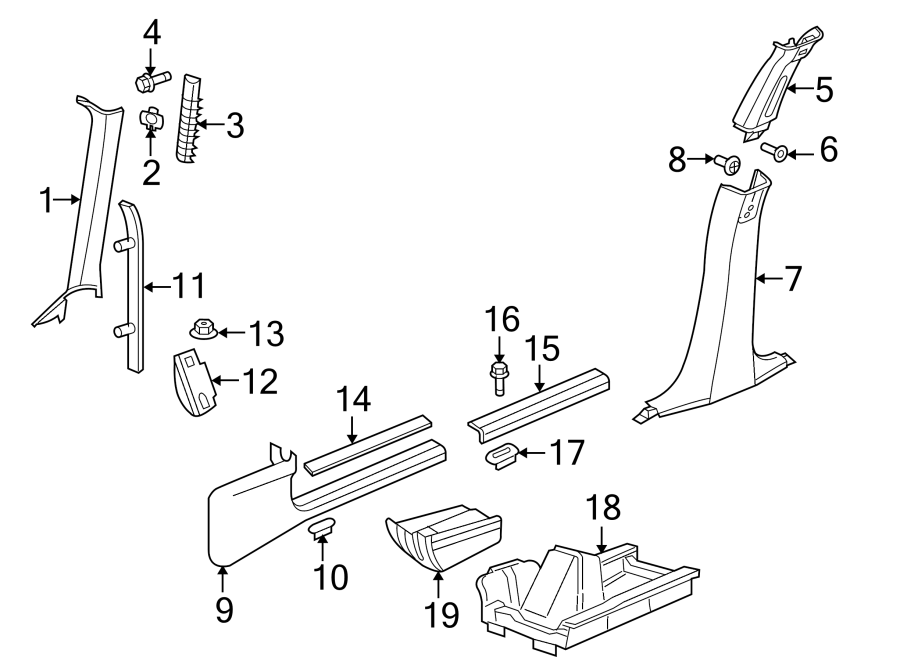 7PILLARS. ROCKER & FLOOR. INTERIOR TRIM.https://images.simplepart.com/images/parts/motor/fullsize/NW05530.png