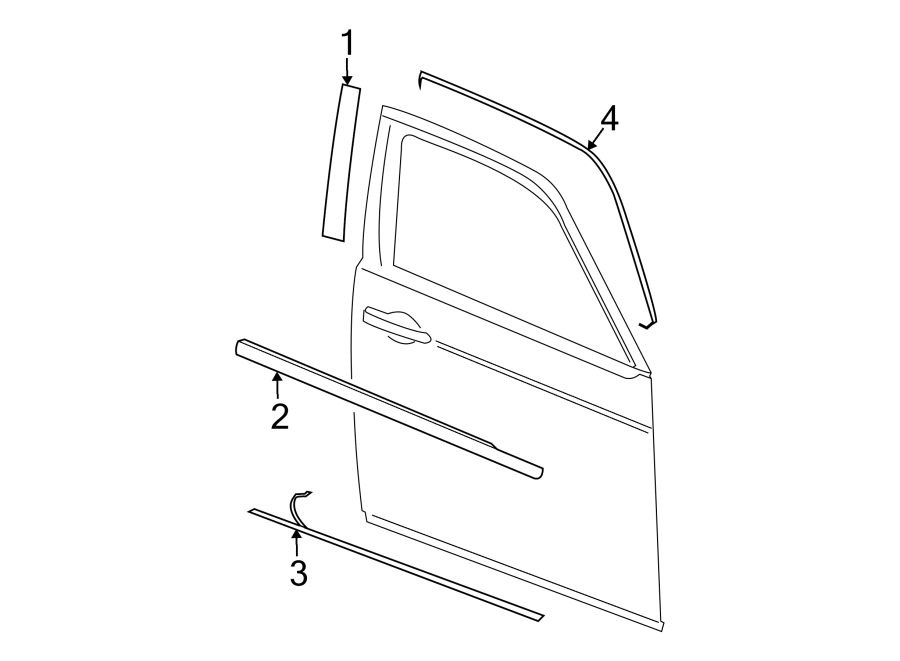 3FRONT DOOR. EXTERIOR TRIM.https://images.simplepart.com/images/parts/motor/fullsize/NW05540.png