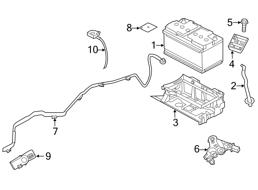 Diagram BATTERY. for your Chrysler 200  