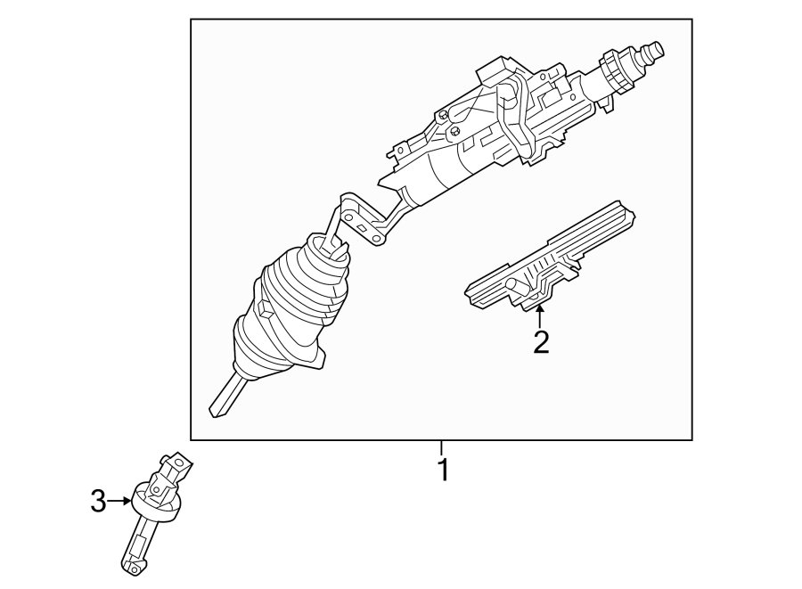 1STEERING COLUMN ASSEMBLY.https://images.simplepart.com/images/parts/motor/fullsize/NW11405.png