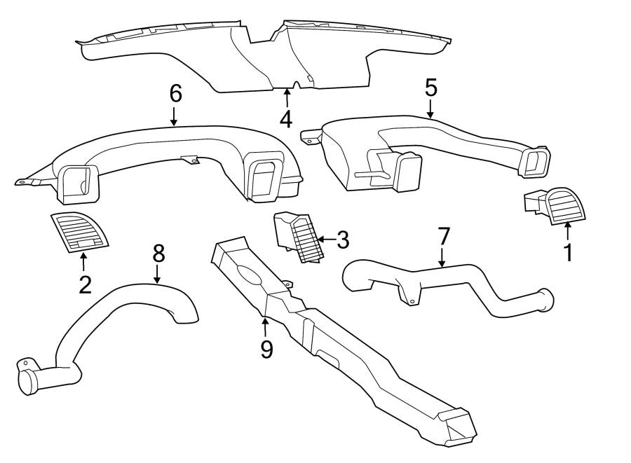 INSTRUMENT PANEL. DUCTS.