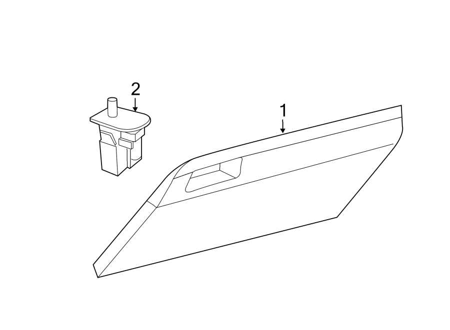 INSTRUMENT PANEL. GLOVE BOX. Diagram