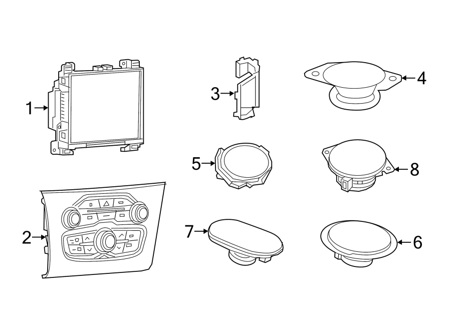 6INSTRUMENT PANEL. SOUND SYSTEM.https://images.simplepart.com/images/parts/motor/fullsize/NW11457.png