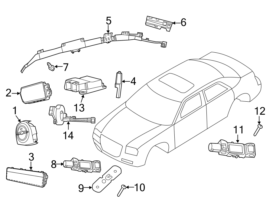 7RESTRAINT SYSTEMS. AIR BAG COMPONENTS.https://images.simplepart.com/images/parts/motor/fullsize/NW11470.png