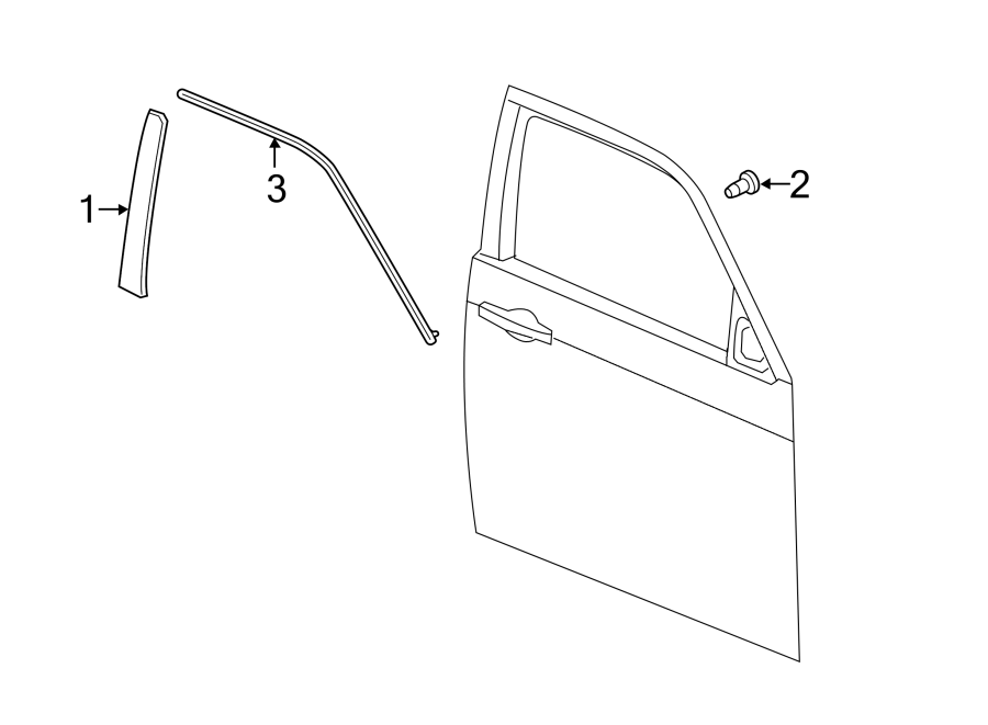 2FRONT DOOR. EXTERIOR TRIM.https://images.simplepart.com/images/parts/motor/fullsize/NW11590.png