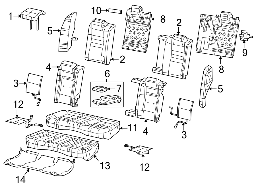 2Seats & tracks. Rear seat components.https://images.simplepart.com/images/parts/motor/fullsize/NW11899.png