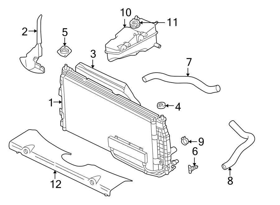 RADIATOR & COMPONENTS.