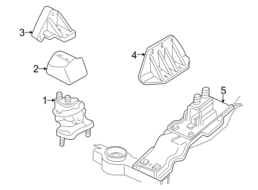 ENGINE / TRANSAXLE. ENGINE & TRANS MOUNTING.