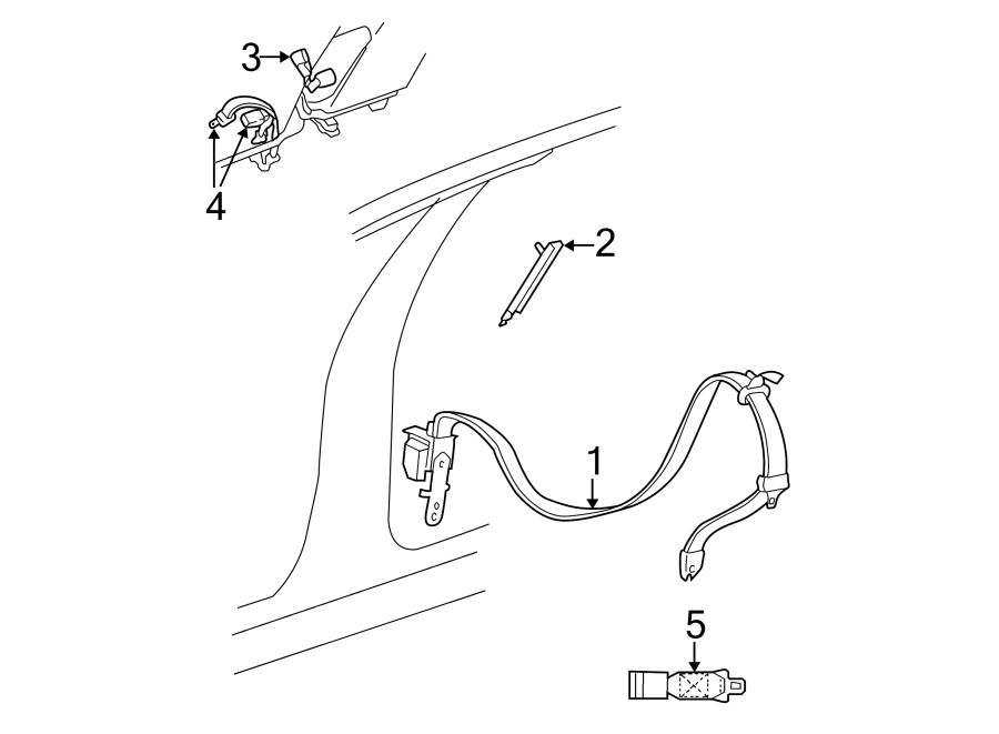 RESTRAINT SYSTEMS. FRONT SEAT BELTS.