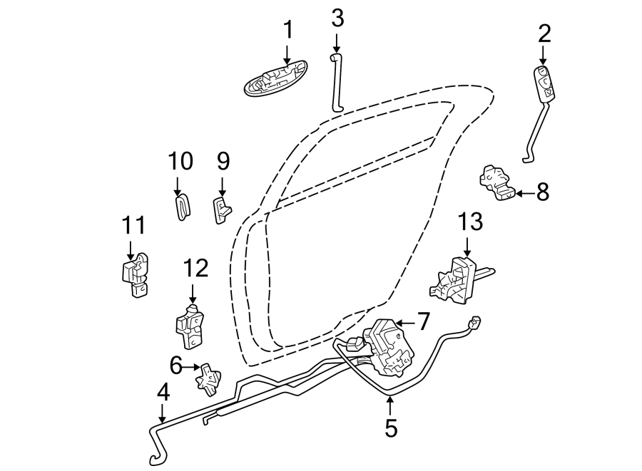 1REAR DOOR. LOCK & HARDWARE.https://images.simplepart.com/images/parts/motor/fullsize/NW99425.png