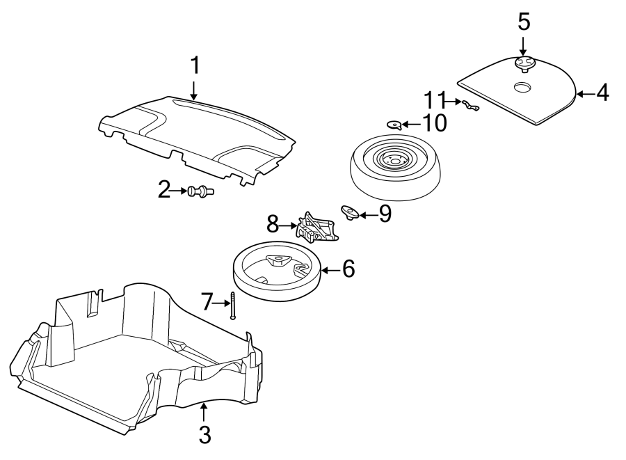 Diagram REAR BODY & FLOOR. INTERIOR TRIM. for your Dodge Challenger  