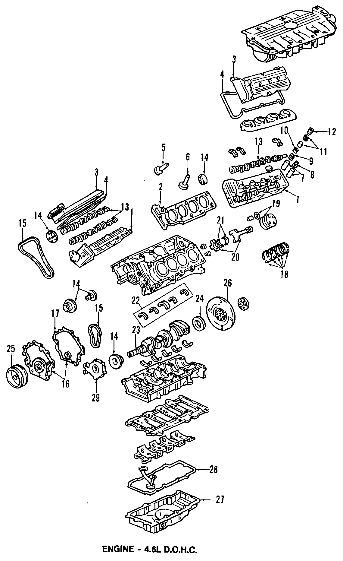 Diagram CAMSHAFT & TIMING. CRANKSHAFT & BEARINGS. CYLINDER HEAD & VALVES. LUBRICATION. MOUNTS. PISTONS. RINGS & BEARINGS. for your 2013 Chevrolet Express 3500 Base Standard Cargo Van 6.0L Vortec V8 CNG A/T 