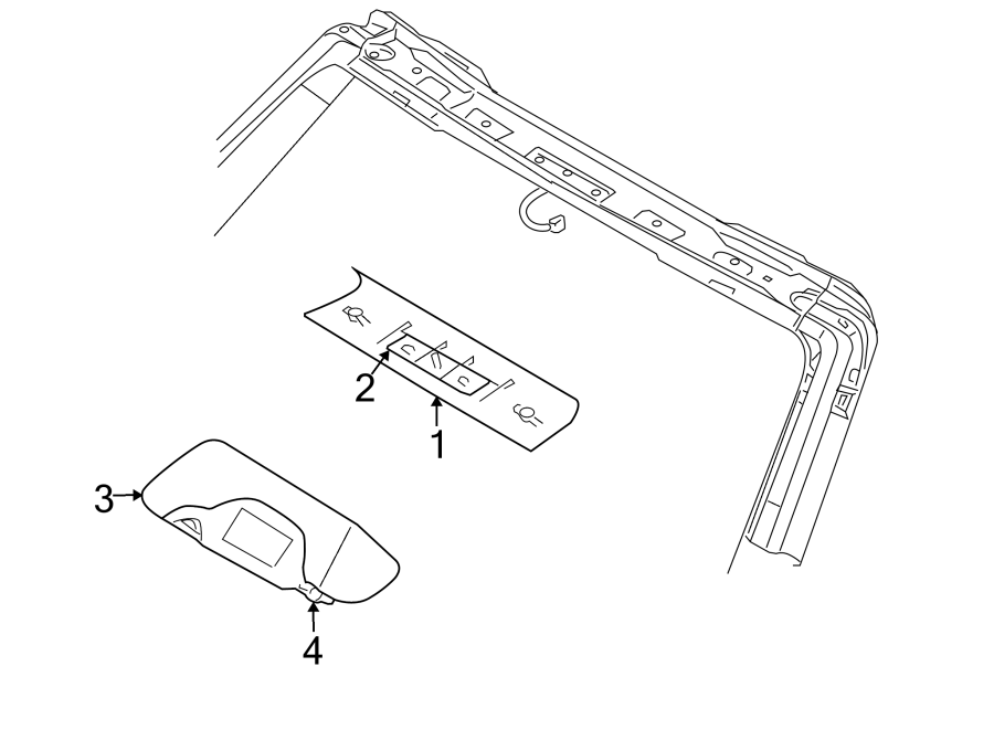 ROOF. INTERIOR TRIM.