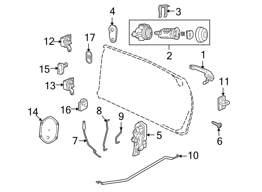 13FRONT DOOR. LOCK & HARDWARE.https://images.simplepart.com/images/parts/motor/fullsize/NY05435.png