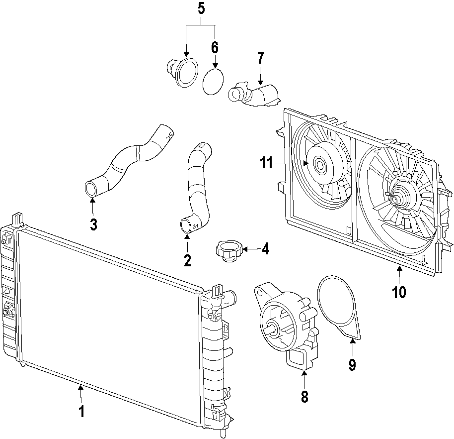 11COOLING SYSTEM. COOLING FAN. RADIATOR. WATER PUMP.https://images.simplepart.com/images/parts/motor/fullsize/NZP020.png