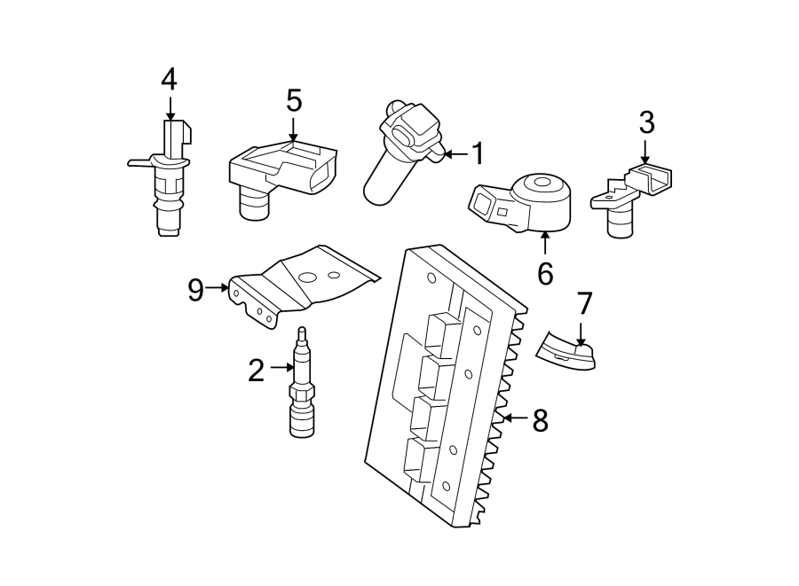 Diagram IGNITION SYSTEM. for your 2000 Dodge Ram 1500   