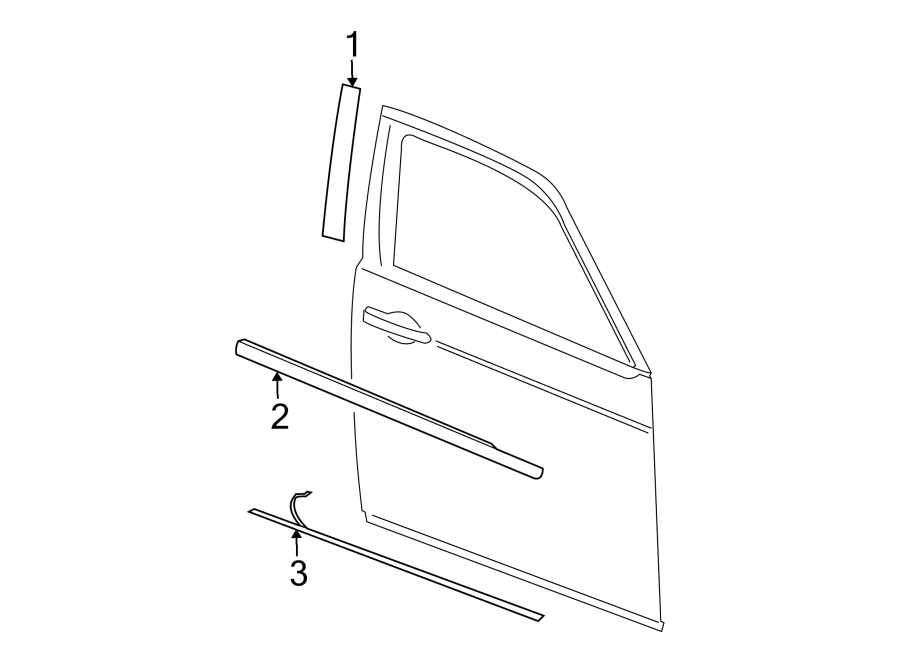 2FRONT DOOR. EXTERIOR TRIM.https://images.simplepart.com/images/parts/motor/fullsize/PB06515.png