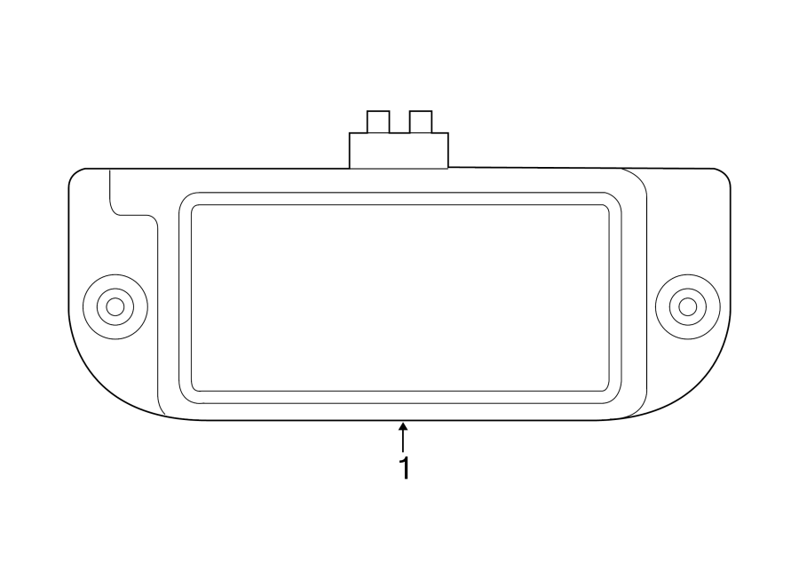 Diagram REAR LAMPS. LICENSE LAMPS. for your 2020 Jeep Grand Cherokee 3.6L Pentastar V6 FLEX A/T AWD High Altitude Sport Utility 