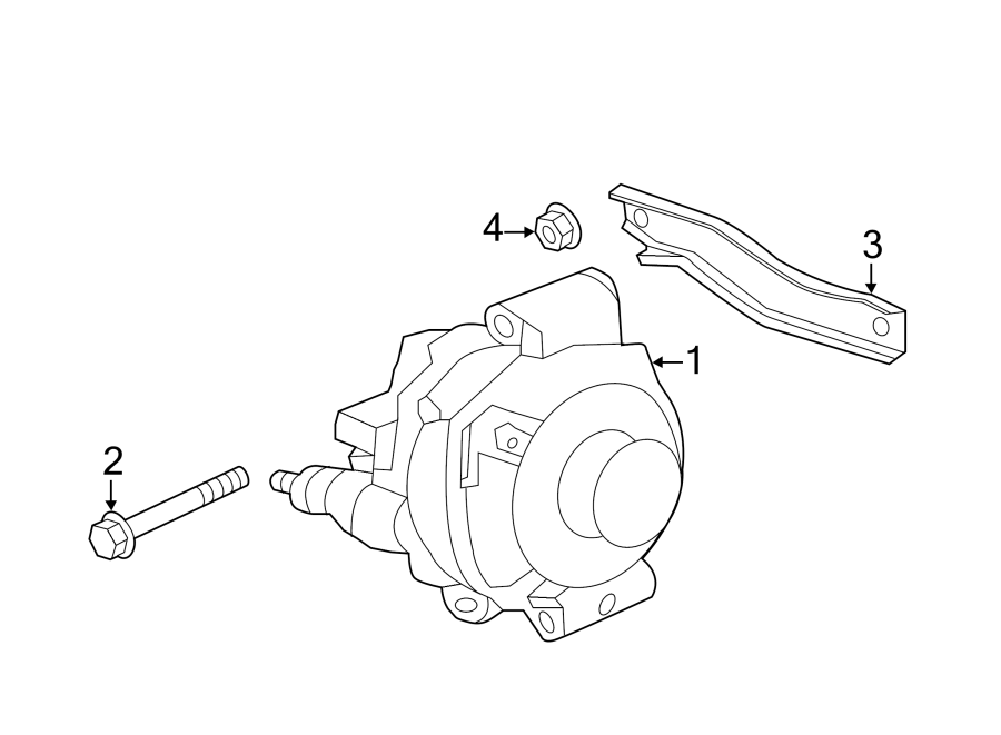 Diagram ALTERNATOR. for your 2023 Ram 2500 6.7L 6 cylinder DIESEL A/T RWD Lone Star Crew Cab Pickup Fleetside 