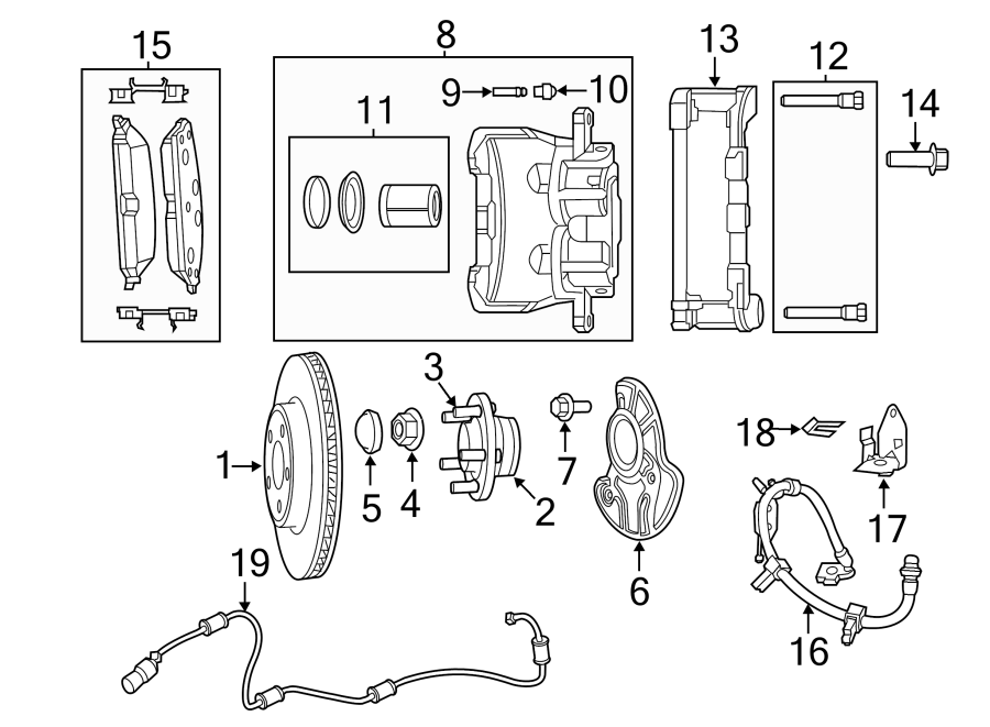 8Front suspension. Brake components.https://images.simplepart.com/images/parts/motor/fullsize/PB11350.png