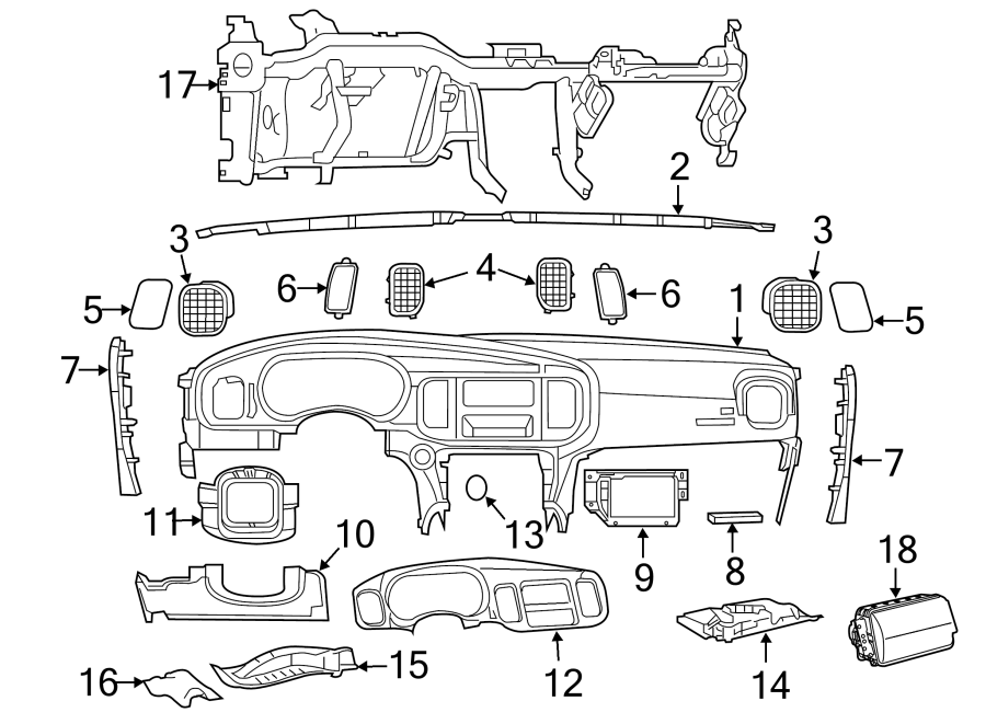 11Instrument panel.https://images.simplepart.com/images/parts/motor/fullsize/PB11445.png