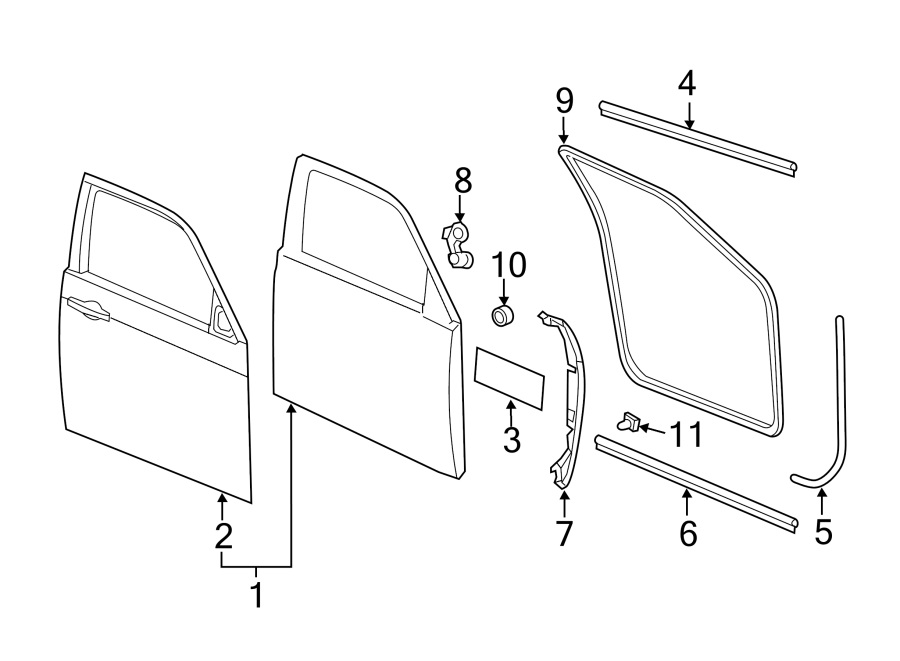 7Front door. Door & components.https://images.simplepart.com/images/parts/motor/fullsize/PB11570.png