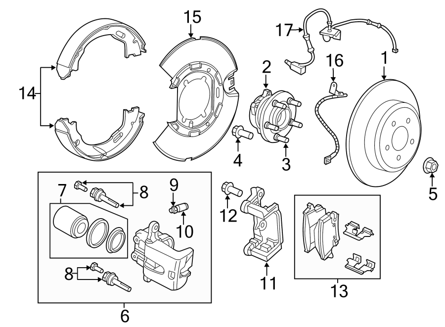 12REAR SUSPENSION. BRAKE COMPONENTS.https://images.simplepart.com/images/parts/motor/fullsize/PB11655.png