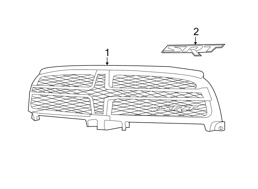 2Front bumper. Grille & components.https://images.simplepart.com/images/parts/motor/fullsize/PB11775.png