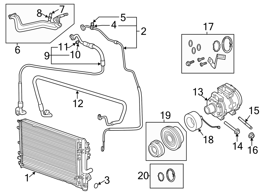 20AIR CONDITIONER & HEATER. COMPRESSOR & LINES. CONDENSER.https://images.simplepart.com/images/parts/motor/fullsize/PB11825.png