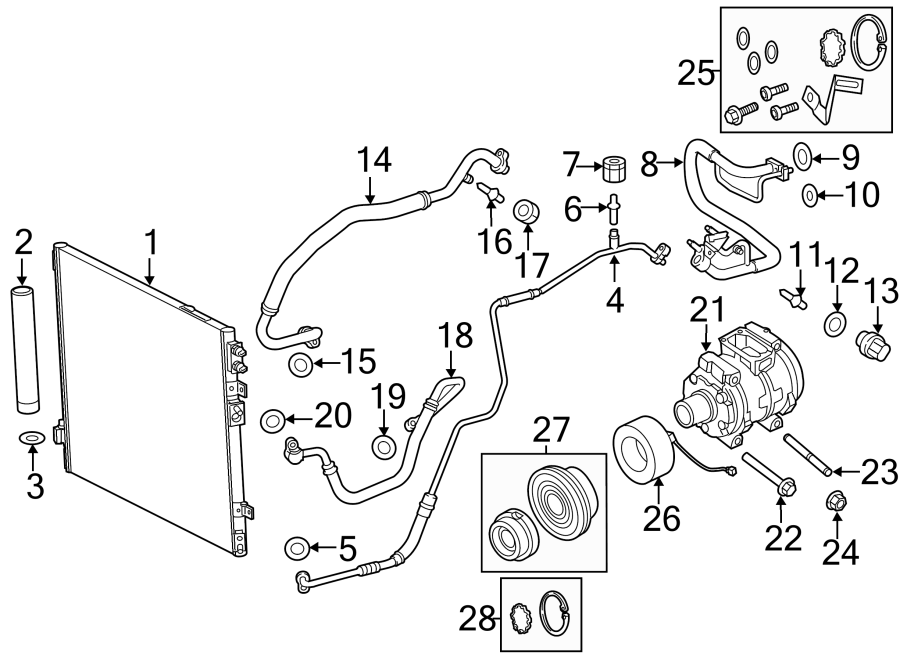 19AIR CONDITIONER & HEATER. COMPRESSOR & LINES.https://images.simplepart.com/images/parts/motor/fullsize/PB11827.png