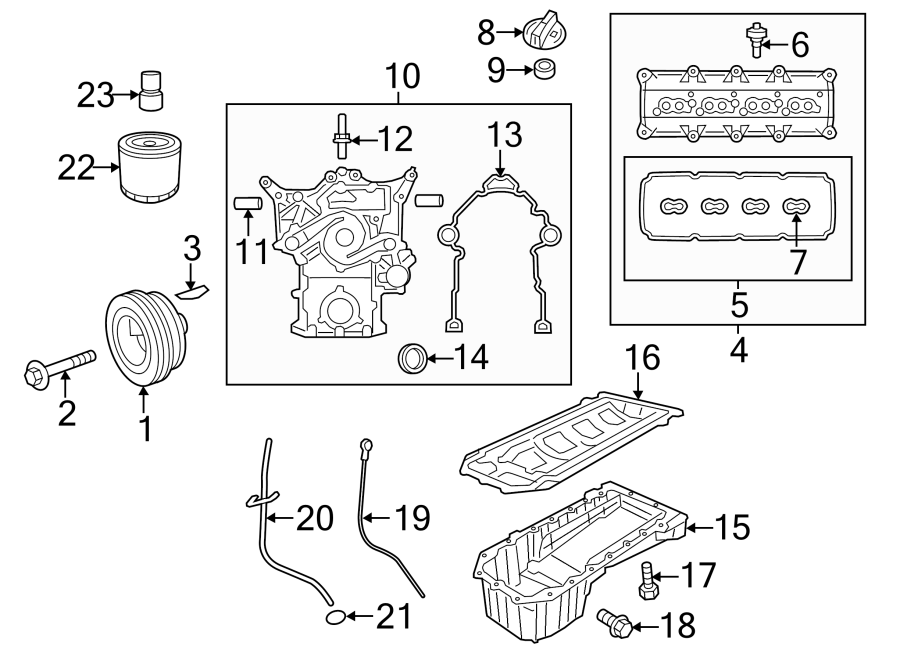 Diagram ENGINE PARTS. for your Ram ProMaster 3500  