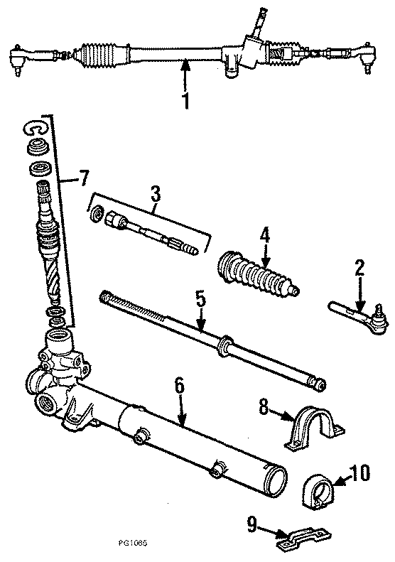 Diagram STEERING COLUMN & WHEEL. STEERING GEAR & LINKAGE. for your Dodge