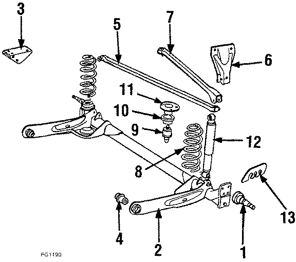 2REAR SUSPENSION. SUSPENSION COMPONENTS.https://images.simplepart.com/images/parts/motor/fullsize/PG1190.png