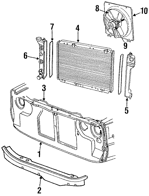 8COOLING FAN. RADIATOR & COMPONENTS. RADIATOR SUPPORT.https://images.simplepart.com/images/parts/motor/fullsize/PG5040.png