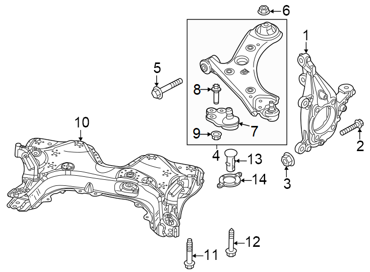 7Front suspension. Suspension components.https://images.simplepart.com/images/parts/motor/fullsize/PH23205.png