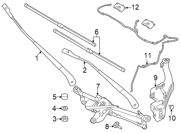 11Windshield. Wiper & washer components.https://images.simplepart.com/images/parts/motor/fullsize/PH23245.png